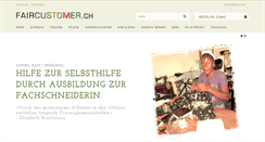 Desktop Screenshot of faircustomer.ch