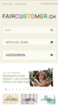 Mobile Screenshot of faircustomer.ch