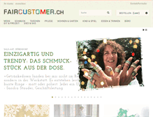 Tablet Screenshot of faircustomer.ch